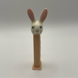 Bunny Rabbit Pez Dispenser with Pink Ears 1993 Made in Slovenia